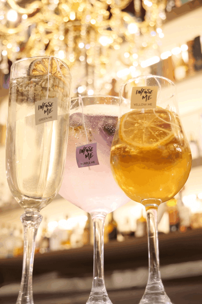 Les variations de saveurs de sachets d'infusion Infuse Me